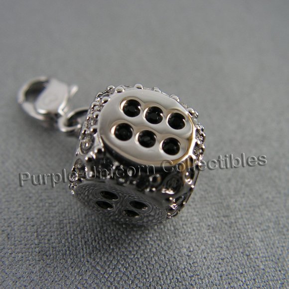 Swarovski Crystal Casino Themed Dice Charm - Picture 3 of 4